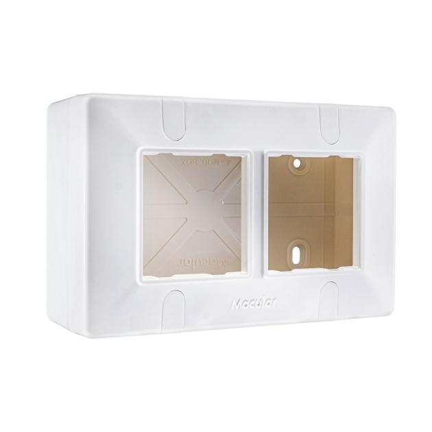 ( M-051 ) Modular Surface Box (Silver Line)